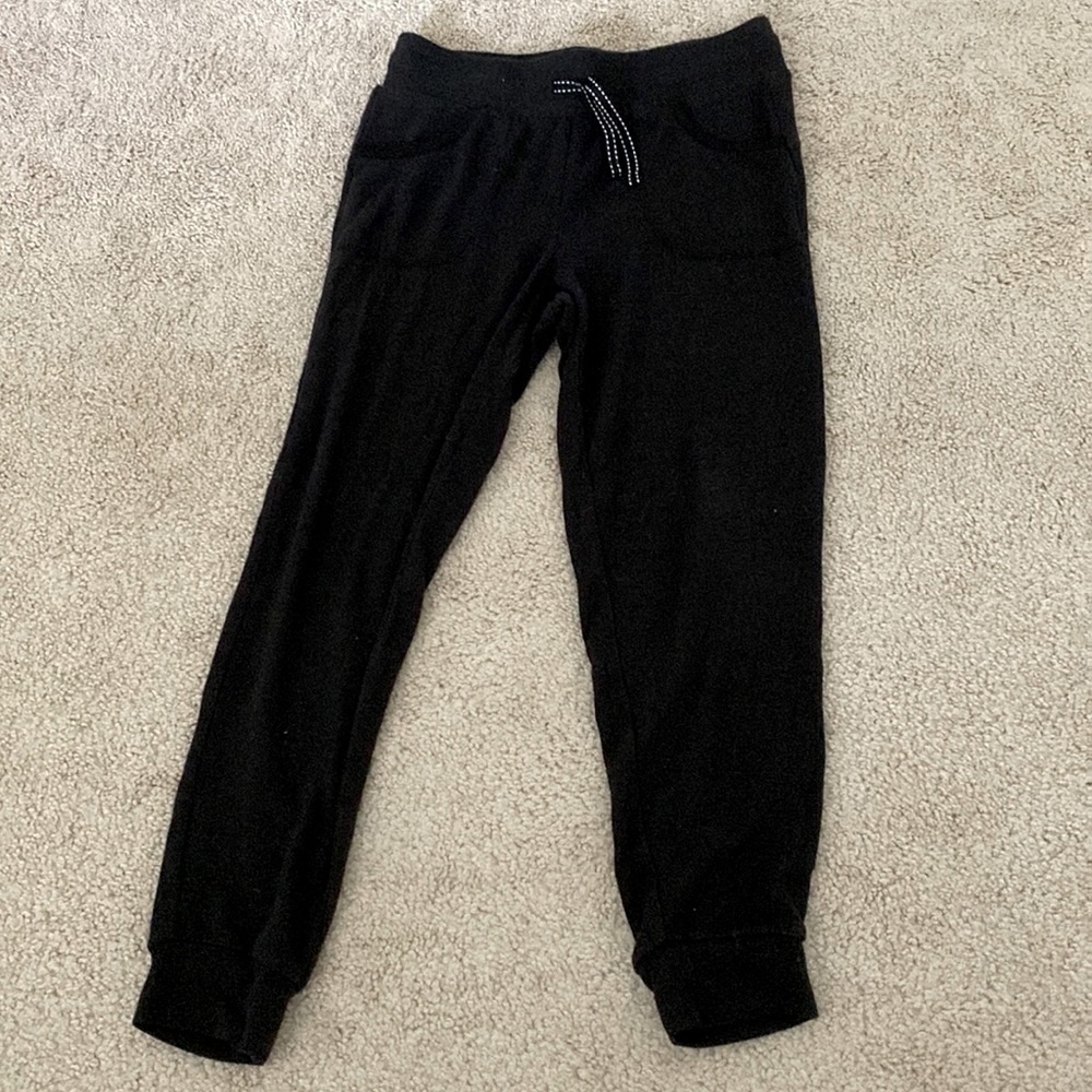 Black Danskin Now sweatpants size 7-8
